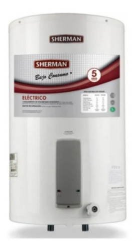 Termotanque Eléctrico Sherman Tecc085 Blanco 85l 220v Colgar