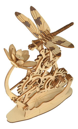 Aida & Hani Juguete De Rompecabezas 3d De Libélula De Madera