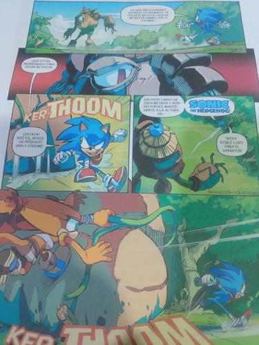 Comic Libro Sonic Boom Español Pasta Dura