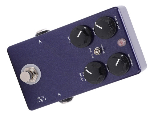 Pedal De Efectos Reverb Delay Para Guitarra, 2 En 1, Ajustab