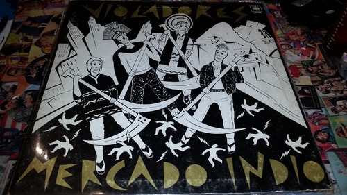 Los Violadores Mercado Indio Lp Vinilo Gatefold Promo 1987