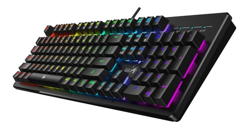 Teclado Gamer Gx Scorpion K10 Retroiluminado 6 Colores