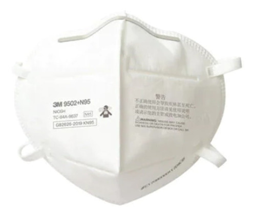 Barbijo Respirador Descartable 3m 9502 Filtrado 95% Pack X3u
