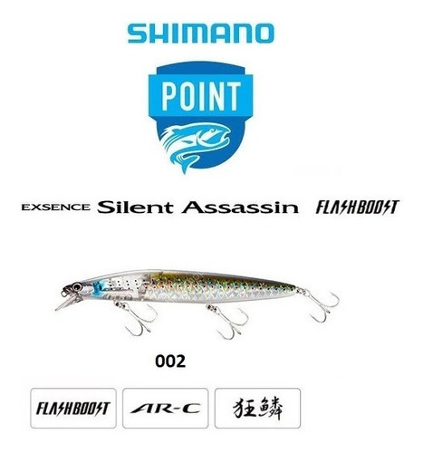 Señuelos Shimano Silent Assassin 12cm - 19g Con Flash Boost