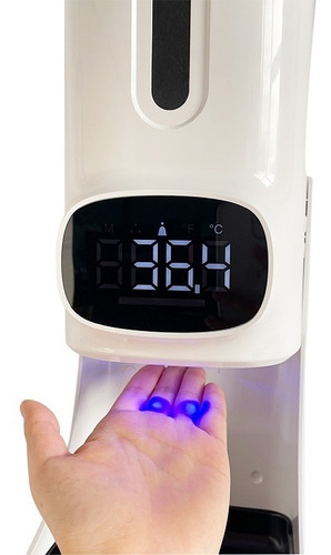 Imagen 5 de 6 de Dispensador De Gel Automático Con Termómetro Infrarrojo
