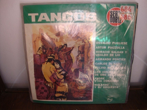 Vinilo Retrato De Tango Pugliese Piazzolla Salgan De Lio T2