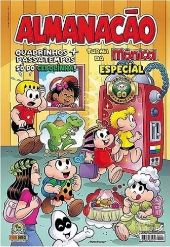 Almanacão Turma Da Mônica Passatempos, Jogos e Colorir Escplha Sua Capa