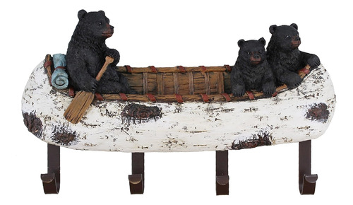 Oso Y Cubitos Negros Para Decoración De Canoas, Diseño De Os