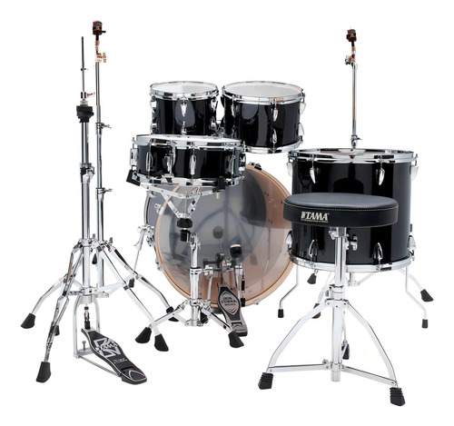 Bateria Tama Imperialstar Ip52h6w-hbk Negro Rayado 5