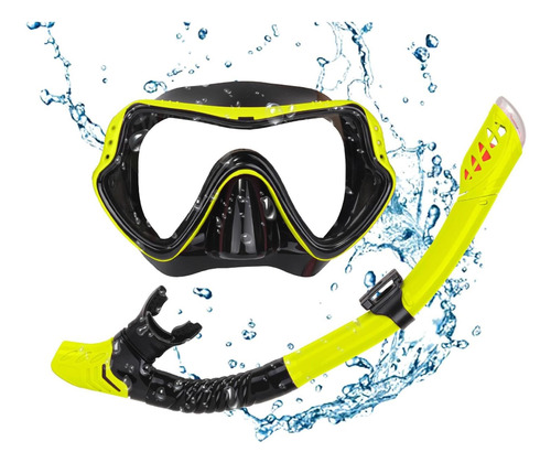 Gafas De Buceo Set De Snorkel For Adultos Con Visión 180°