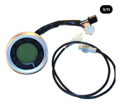 Motocicleta Lcd Digital Velocímetro Odômetro Tacômetro Mf-6