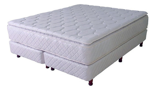 Sommier Multiflex Caribe Classic Pillow King 180x200 30kg/m3 Color Blanco