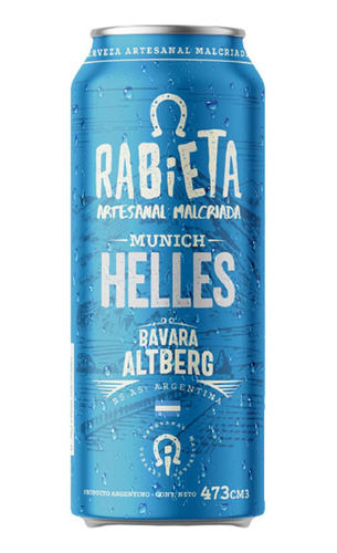 Cerveza Artesanal Helles Munich Rabieta 473 Ml