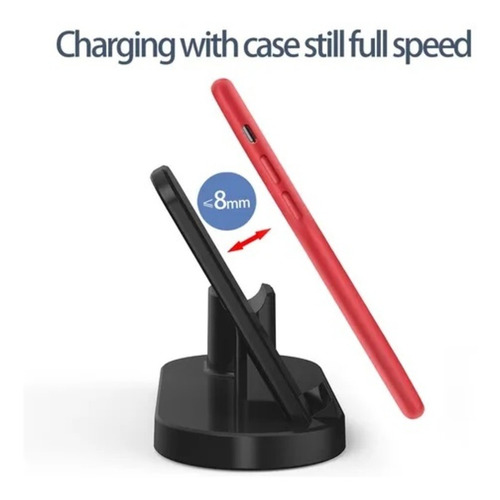 Imagem 5 de 6 de Carregador Sem Fio Fone Carregamento Para Celular Relogio