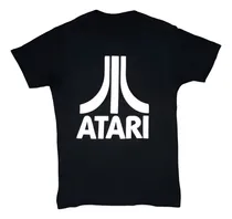 Comprar Playera Atari Logo Grande Gamer Old School Vintage Calidad