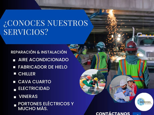 Reparación Nevera, Chiller, Cava Cuarto, Aire Acondicionado