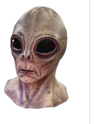 Máscara Alien Extraterrestre De Látex Hiperrealista Importad