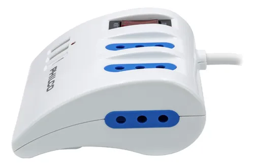 Alargador Extensión Philco 3 Pos 2 Usb 1 Tipo C Blanco