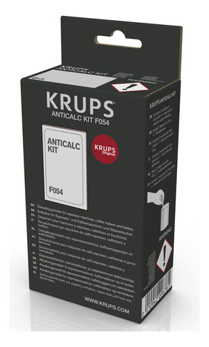 Krups Descalcificador En Polvo X, Kit Compuesto Por Dos Sobr