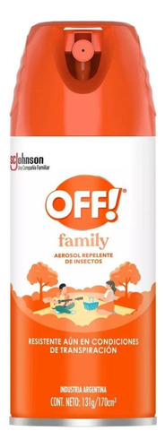 Off Family Aerosol Repelente Contra Mosquitos - Indusgham