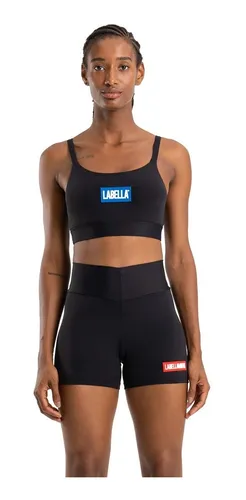 Conjunto Fitness Academia Feminino Labellamafia Preto 25591