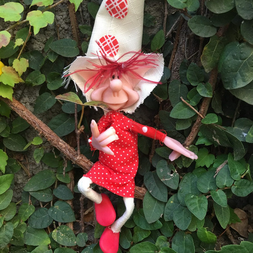 Imagen 2 de 10 de Duende Articulado. Se Paran Solos! (15cm. Sin Medir Gorro!)