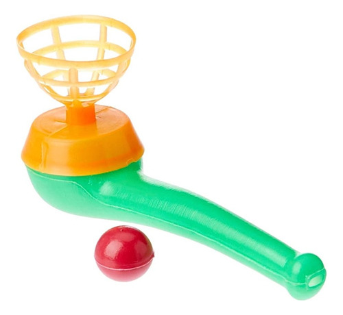 2 Brinquedo Cachimbo Infantil Colorido Com Bolinha 6 Unidade