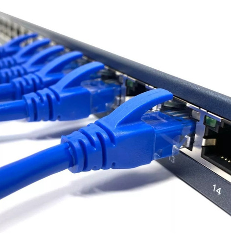 Cable Red Utp Cat6e Rj45 2 Metros Lan Cable