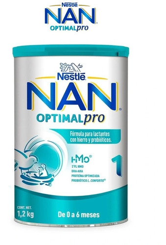 Nestle Nan Optimal Pro - 1,2 Kg - Etapa 1 - (0 A 6 Meses)