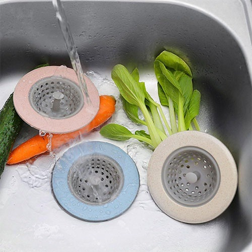 Coladera Atrapa Desperdicios Flexible Fregadero Cocina 2 Uni