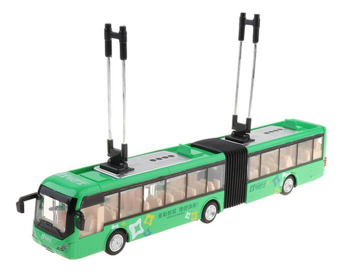 Gww Compatible Brinquedo De Trólebus Verde Retrátil
