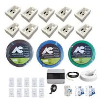 Comprar Kit Instalación Eléctrica Completa Cable Eco Cajas Exterior