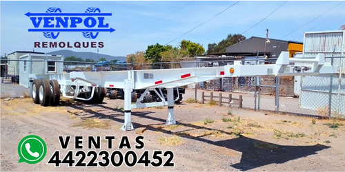 Remolque Chasis Portacontenedor Nuevo 2024 Venpol 40-20-20