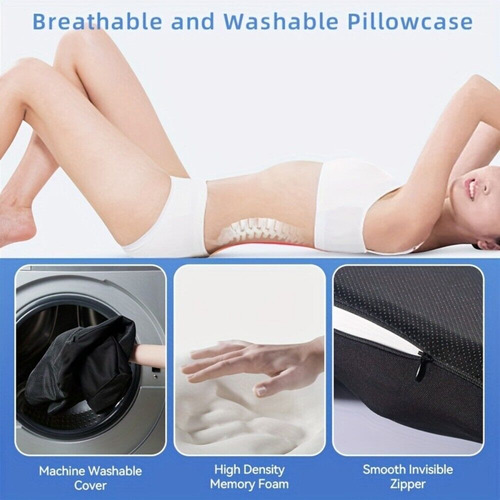 Almohada Para Dormir Con Soporte Lumbar De Espuma Viscoelást