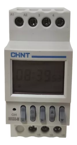 Interruptor horario dig diario 1s-168h 1NA/NC 220Vac Chint