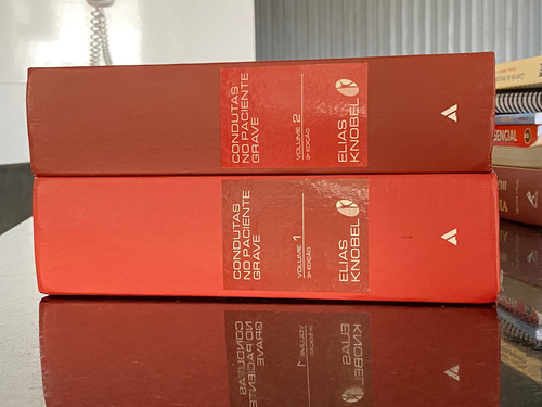 Livro - Condutas No Paciente Grave - 2 Volumes - 3ª Edição - Elias Knobel (Usado)