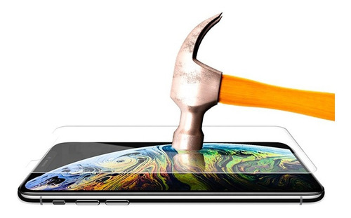 Imagen 4 de 5 de Lamina Mica Vidrio Para iPhone XR Pack X 3 Unidades