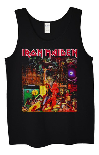 Polera Musculosa Iron Maiden Bring Your Da Metal Abominatron
