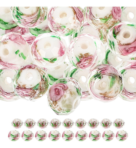 Perlas De Flores De Lapislázuli 40