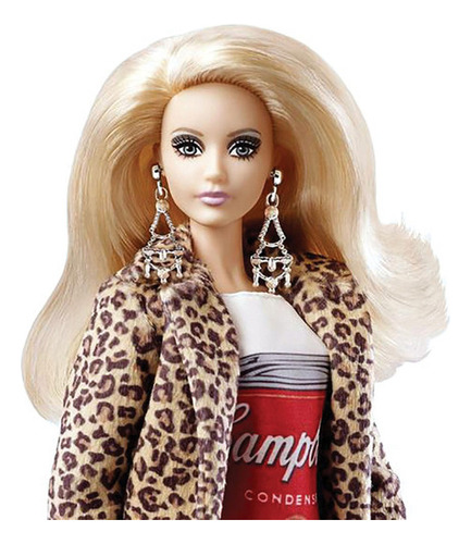 Muñeca Mattel 2016 de Andy Warhol, coleccionista de Barbie