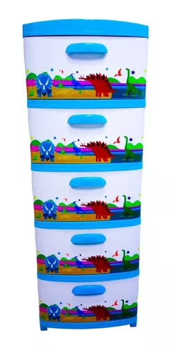 Organizador Infantil 3 Cajones Plastico Resistente Amplio