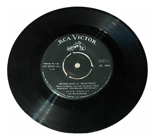 Vinilo Single Elvis Presley / Return To Sender