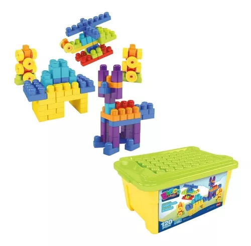 Brinquedo Educativo De Montar 120 Peças - Dismat