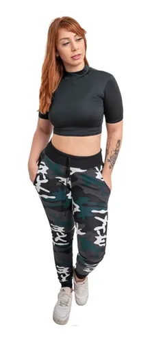 Calça do best sale exercito feminina moletom