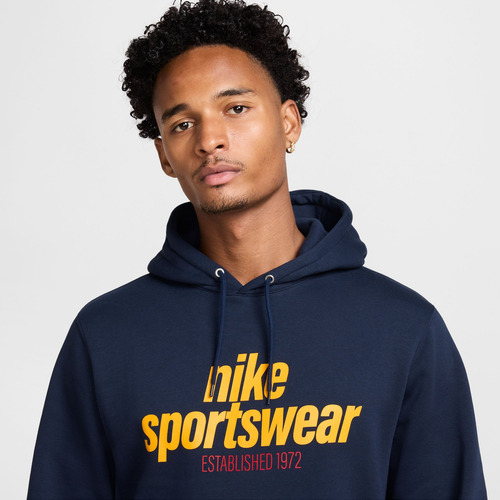 Sudadera Con Gorro Para Hombre Nike Club Azul Hj2159-451