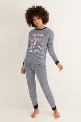 Set De Pijama Pantera Rosa Women Secret M Y L - Pink Panther