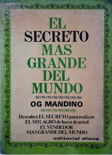 Libro El Secreto Mas Grande Del Mundo - Og Mandino