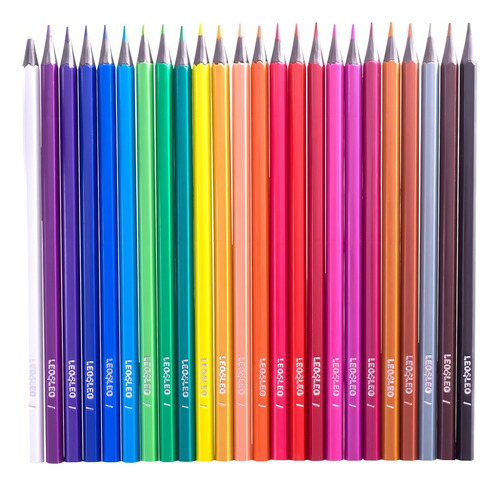Lápis De Cor Linha Eco Leo E Leo - 24 Cores