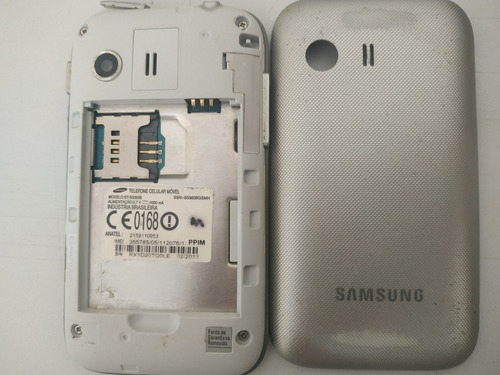 Celular Samsung Gt-s5360b Carcaça Completa #c12-16 