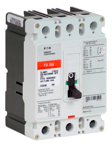 Breaker 2x100  Amp.  Industri  General Electric Thed124100wl